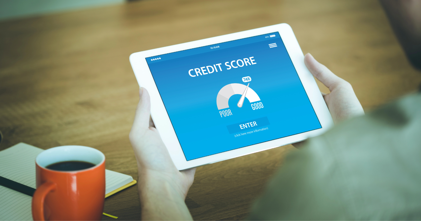 What credit score to buy a home in Southwest Florida do you need - credit report on ipad featured image
